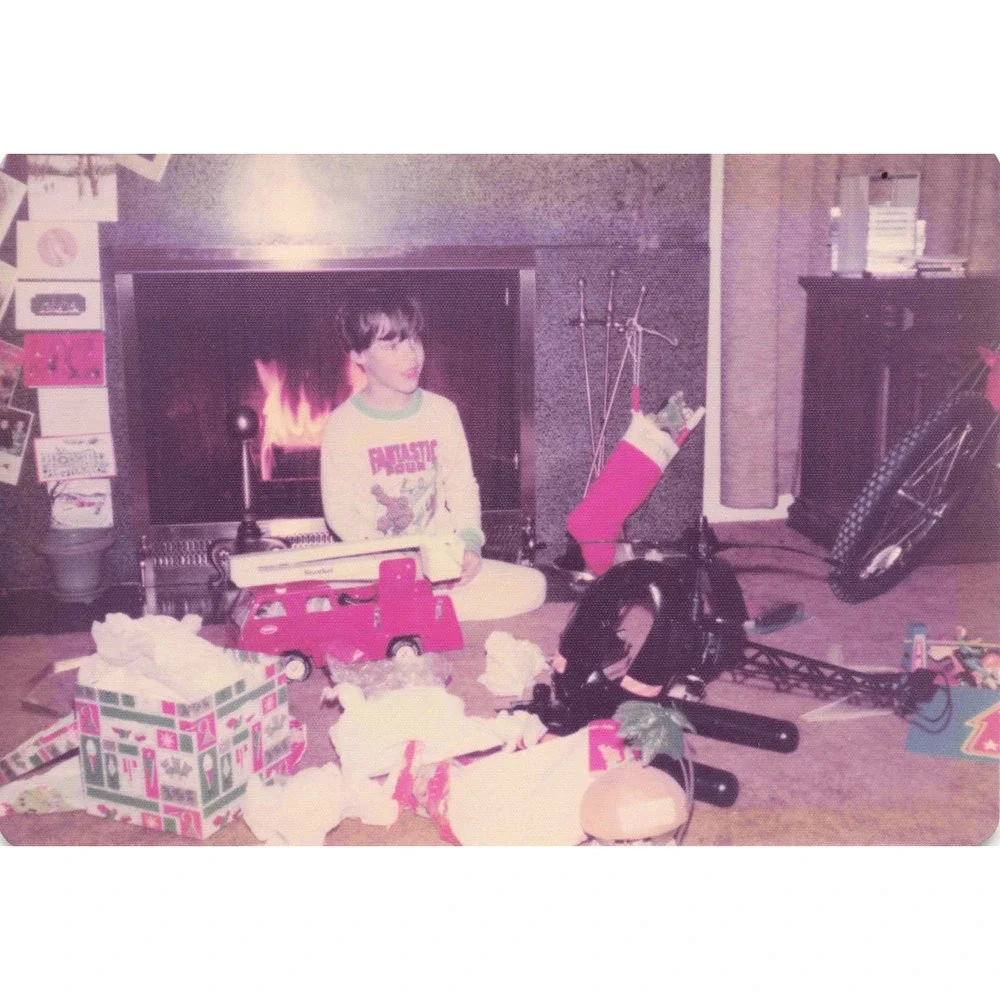 Vintage 1970s Christmas Family Home Photos Lot of 16 Fireplace Tree Toys - Picture 15 of 16